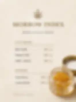 Obfuscated fictional wholesale menu preview